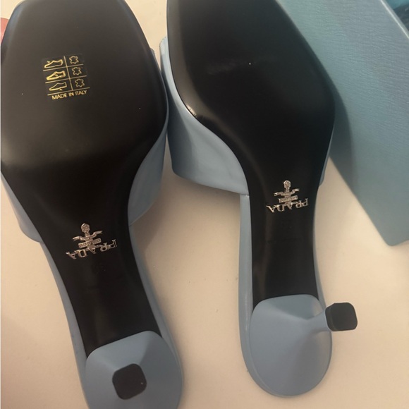 Prada Women's Blue Slide Sandals - Picture 6 of 9